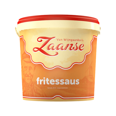 De Zaanse Fritessaus in emmer 10lt