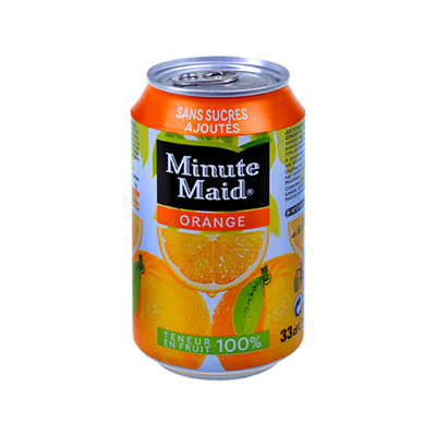 JUSD ORANGE MINUTE MAID BLIK TRAY 24*33 CL